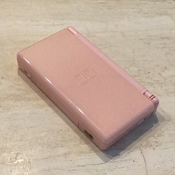 Nintendo DS Lite Console & Charger Coral Pink Handheld & Tetris Party DS Game - Picture 9 of 16